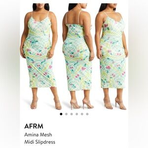 🍒AMINA Mesh Midi Dress🍒